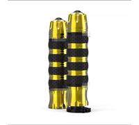 Brake Handle Cover Universal Motorcycle Handlebar Grips 7/8" 22mm Rubber CNC Handle Bar Hand Grip Cover Accessories(Gold)
