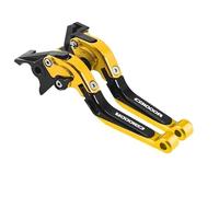 Brake Handle Motorcycle Adjustable Folding Extndable Brake Clutch Levers Handles Compatible with CB300R CB1000R Compatible with NeoSportCafe 2018-2023(CB1000R Yellow)