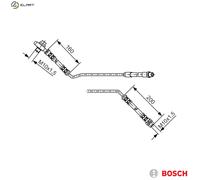 Bosch 1987476055 Brake Hose (BH030)