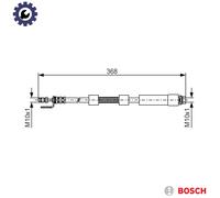 Bosch 1987476059 Brake Hose (BH034)