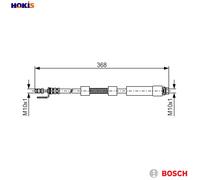 Bosch 1987476059 Brake Hose (BH034)