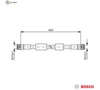 BOSCH 1 987 476 139 Brake hose