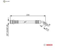 BOSCH 1 987 476 207 Brake hose
