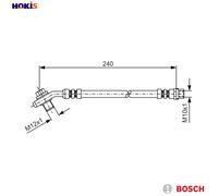 BOSCH 1 987 476 332 Brake hose
