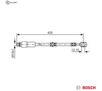 BOSCH 1 987 476 386 Brake hose