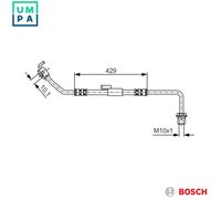 BOSCH 1 987 476 510 Brake hose