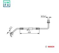 BOSCH 1 987 476 511 Brake hose