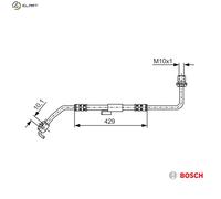 BOSCH 1 987 476 511 Brake hose