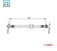 BOSCH 1 987 476 700 Brake hose
