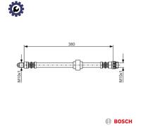 Fits BOSCH HAMULCE 1 987 476 700 BRAKE HOSE FRONT