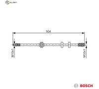 BRAKE HOSE 1 987 476 879 FOR FIAT STRADA/Pickup DOBLO/MONOCAB/Box/Body/MPV 1.2L