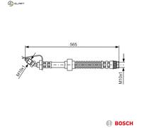 BOSCH 1 987 476 906 Brake hose