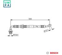 BOSCH 1 987 476 932 Brake hose
