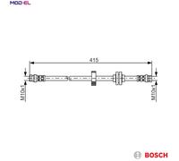 BOSCH 1 987 476 999 Brake hose