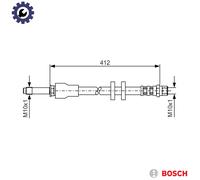 BRAKE HOSE 1 987 481 021 FOR VOLVO XC90/I/SUV D5244T18/5244T5/5244T4 2.4L 5cyl
