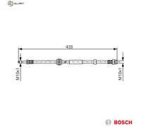 BOSCH 1 987 481 023 Brake hose