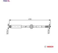New Brake Hose for MAZDA VOLVO VOLVO (CHANGAN):5,V50,S40,S40 II,PREMACY