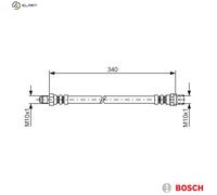 BOSCH 1 987 481 080 Brake hose