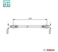 BOSCH 1 987 481 080 Brake hose