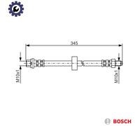 BRAKE HOSE 1 987 481 168 FOR FORD EYPC/EYPA/EYPD/EYPB 1.8L RWPA/RWPB/RWPD 1.8L