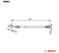 BOSCH 1 987 481 177 Brake hose