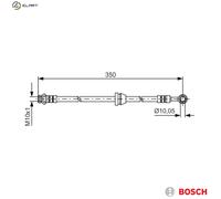 BOSCH 1 987 481 388 Brake hose