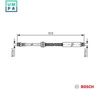 BOSCH 1 987 481 447 Brake hose
