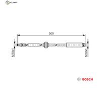BOSCH 1 987 481 452 Brake hose