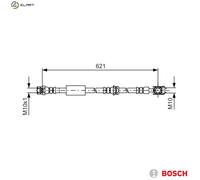 BOSCH 1 987 481 592 Brake hose