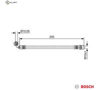 BOSCH 1 987 481 647 Brake hose