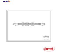BRAKE HOSE 19020479 FOR BMW M43B18 M40B18 1.8L 4cyl 5 E34 M51D25 2.5L S38B38