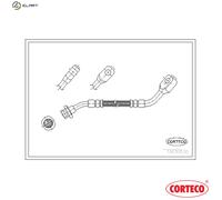 BRAKE HOSE 19030530 FOR NISSAN DATSUN TERRANO//II PICK/UP UTE PATHFINDER 2.4L