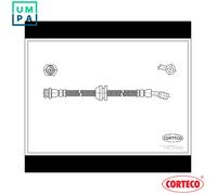 Flexible brake hose Front Axle 19031682 CORTECO for CHEVROLET DAEWOO