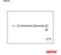 BRAKE HOSE 19032136 FOR BMW N42B18A N46B18A 1.8L M43B19 1.9L N46B20C/A M47D20
