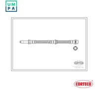 CORTECO 19032136 Brake hose