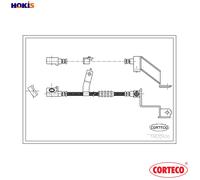 BRAKE HOSE 19032430 FOR CHRYSLER TOWN/&/COUNTRY/III CARAVAN VOYAGER/GRAND 2.5L