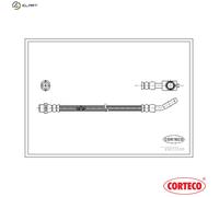 BRAKE HOSE 19033598 FOR AUDI APZ/AJG/AMM 2.4L 6cyl A4