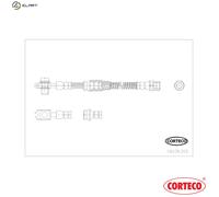 BRAKE HOSE 19036355 FOR VW GOLF/TOURAN/PLUS CADDY/III/Box/Body/MPV CFJA 2.0L