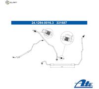 ATE 24.1294-0016.3 Brake hose