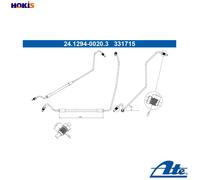 ATE 24.1294-0020.3 Brake hose