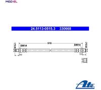 BRAKE HOSE 24.5113-0515.3 FOR MERCEDES-BENZ V-CLASS VITO/Van/Bus 2.1L 4cyl 2.8L