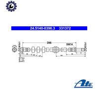 BRAKE HOSE FOR AUDI A5/S5/Sportback/Convertible Q5/Van A4/B8/S4 PORSCHE 4.2L