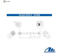 ATE 24.5241-0510.3 Brake hose