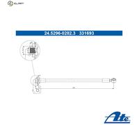 ATE 24.5296-0282.3 Brake hose