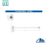 ATE 24.5296-0282.3 Brake hose
