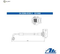 ATE 24.5298-0330.3 Brake hose