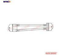 QUICK BRAKE 25.006 Brake hose