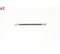 Brake Hose 2x ATE Fits CHEVROLET Aveo 11-15 95022604