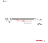 METZGER 4110286 Brake hose