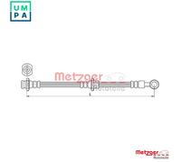 METZGER 4110639 Brake hose